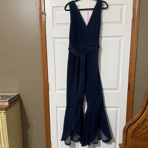 VENUS Dark Blue Denim Jumpsuit